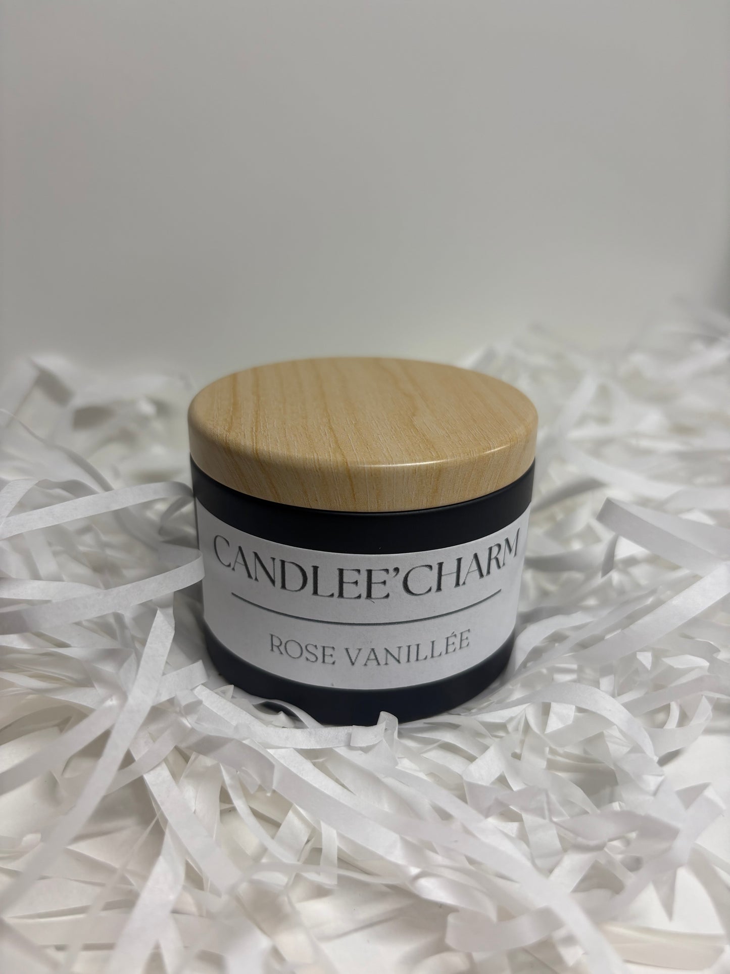 Bougie Rose Vanillée 100g